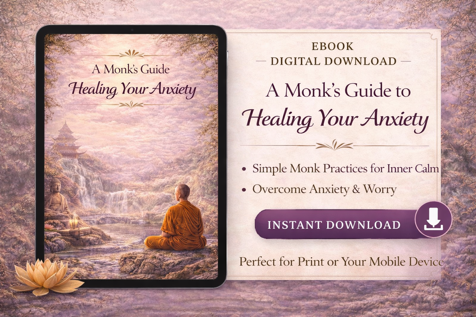 A Monk’s Guide to Healing Your Anxiety 5 Simple Practices to Calm the Mind and Find Inner Peace